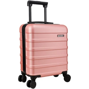 Valise de Cabine légère, 4 roues, Rose Gold, 45cm