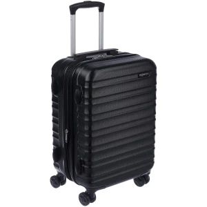 Valise de voyage pas cher à roulettes pivotantes, Noir, 55 cm