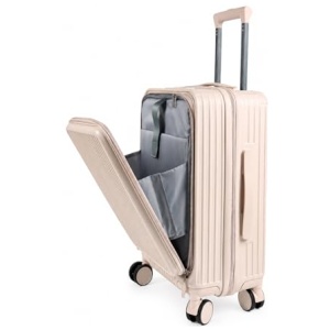 Valise cabine rigide Vuelto 55 cm extensible avec port USB et serrure TSA