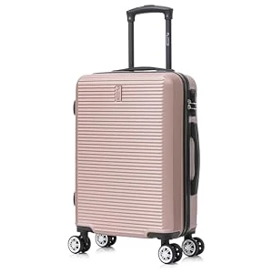 Valise cabine rigide CELIMS 55x35x25 cm 33 L rose gold