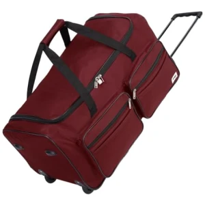 Sac de voyage à roulettes Monzana 85 L rouge 70x36x34 cm