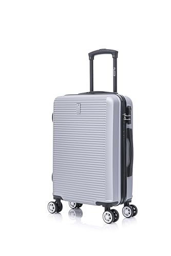 Valise cabine rigide CELIMS 55x35x25 légère ABS 8 roues gris