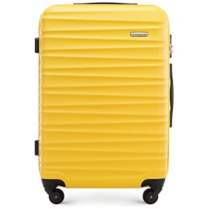 Valise moyenne rigide WITTCHEN 65 L jaune