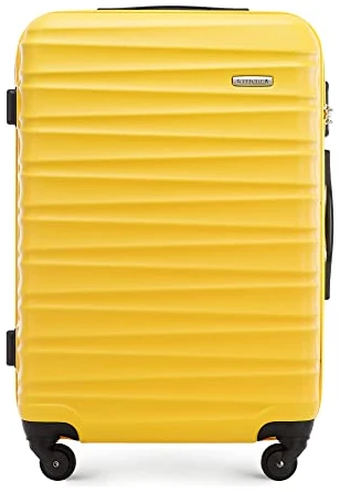 Valise moyenne rigide WITTCHEN 65 L jaune