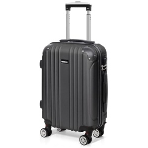 Valise cabine rigide Todeco 55x35x22 cm légère ABS à 4 roues