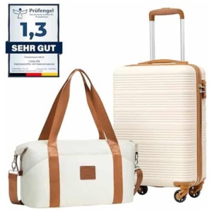 Valise cabine rigide COOLIFE 55x35x20 cm pour Ryanair et Easyjet