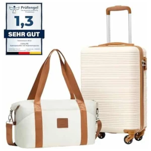 Valise cabine rigide COOLIFE 55x35x20 cm pour Ryanair et Easyjet