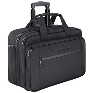 Sac de voyage KROSER à roulettes pour ordinateur 17,3 pouces imperméable