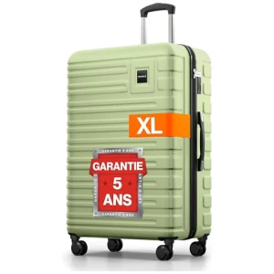 Valise rigide Travely 77 cm 100 L avec serrure TSA