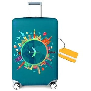 Housse de valise élastique OrgaWise 65-70 cm pour grande valise 25-28 pouces
