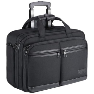 Sac de voyage à roulettes KROSER 17,3 pouces imperméable avec poche RFID