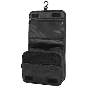 Trousse de toilette pliable AiQInu imperméable avec crochets