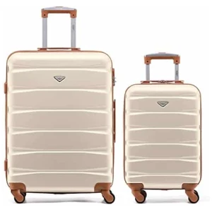 Set de 2 valises Flight Knight ABS 131 L avec compartiment à chaussures