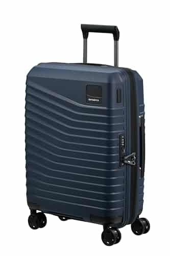 Valise cabine extensible Samsonite Intuo 55 cm 4 roues bleu