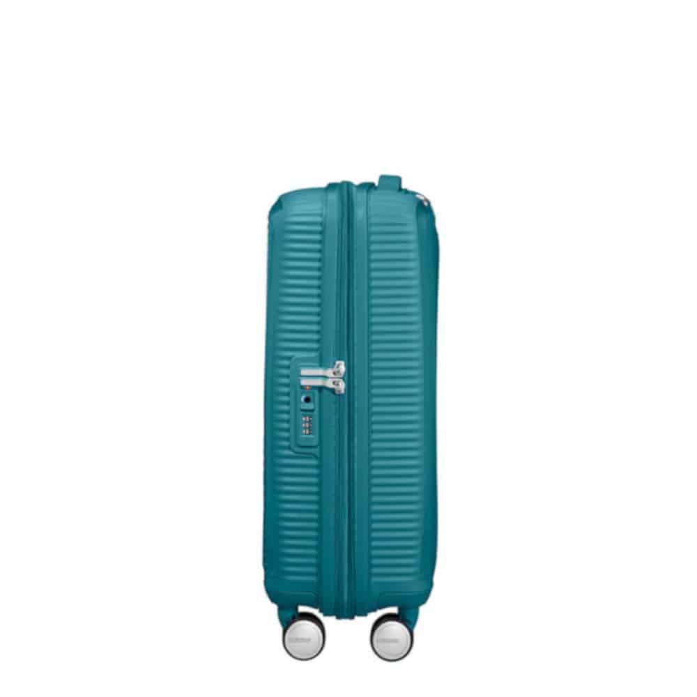 Valise cabine extensible American Tourister Soundbox 55 cm vert jade – Image 3
