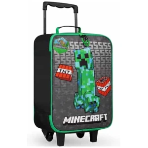 Valise enfant Minecraft Creeper 46 cm pliable