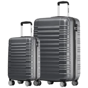 Set de 2 valises rigides TRVLMORE Vanity, cabine et grande valise légères