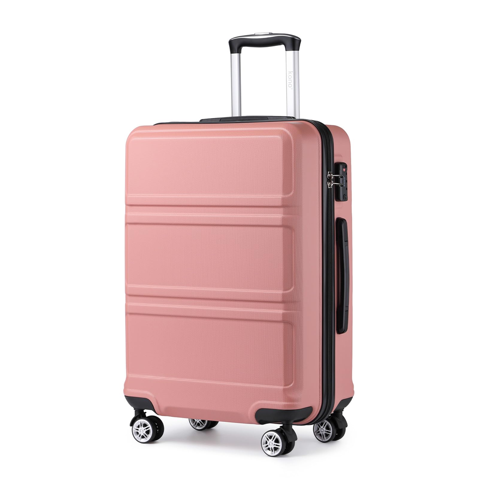 Valise grande taille Kono 28 pouces rigide ABS légère 4 roues – Image 2