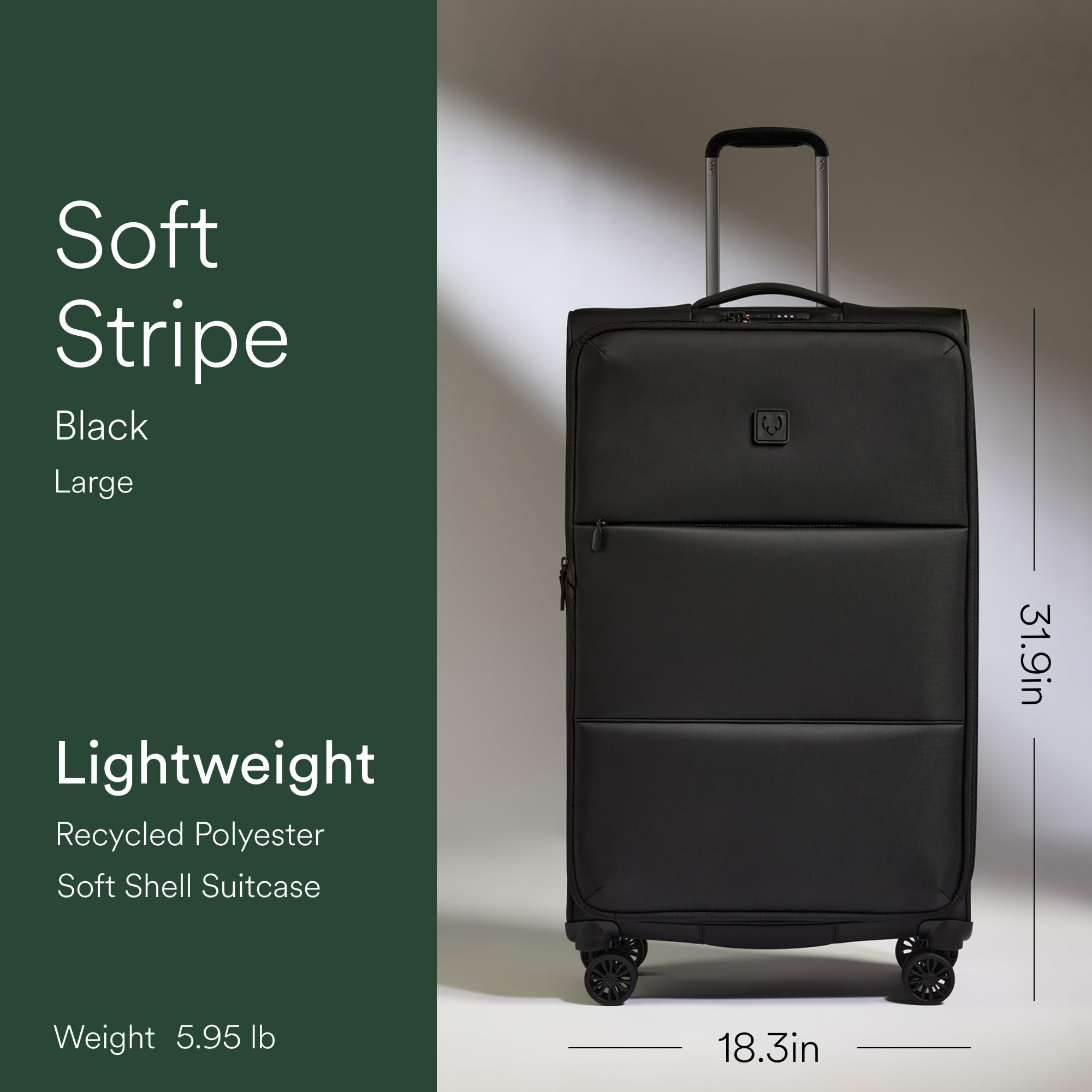 Grande valise rigide Antler Soft Stripe 79 cm extensible 122 L – Image 3
