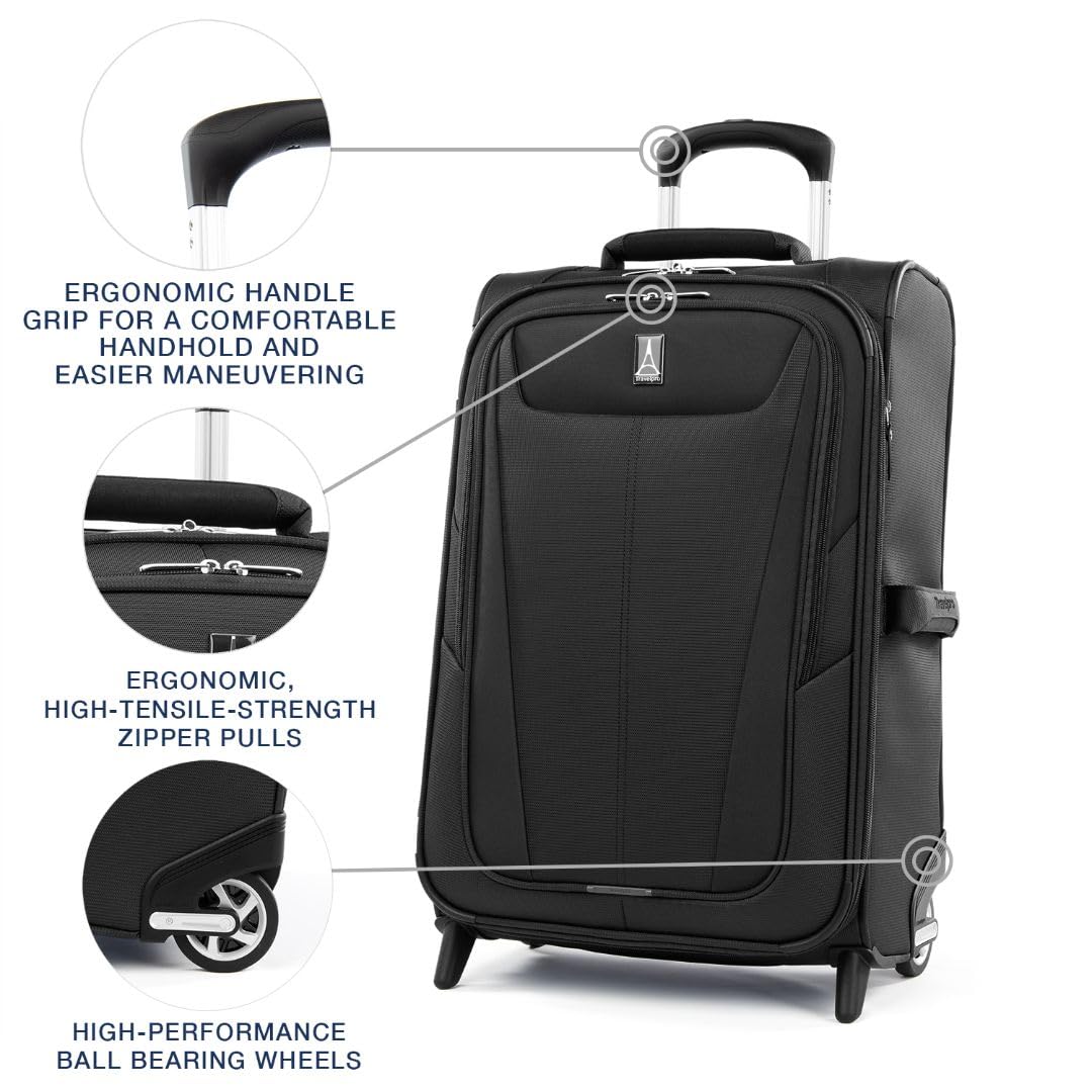 Valise cabine souple Travelpro Maxlite 5 extensible 56 cm – Image 3
