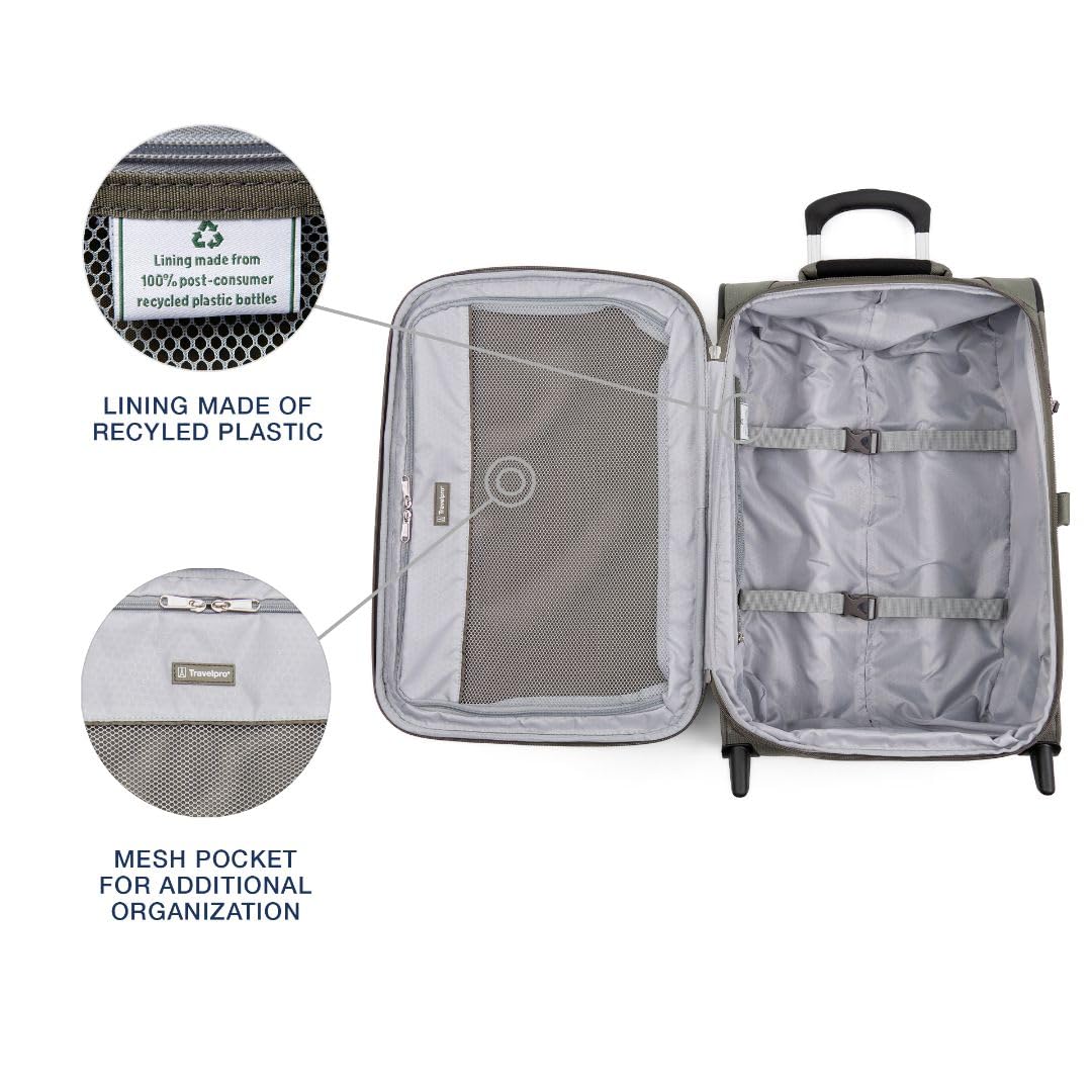 Valise cabine souple Travelpro Maxlite 5 extensible 56 cm gris ardoise – Image 5