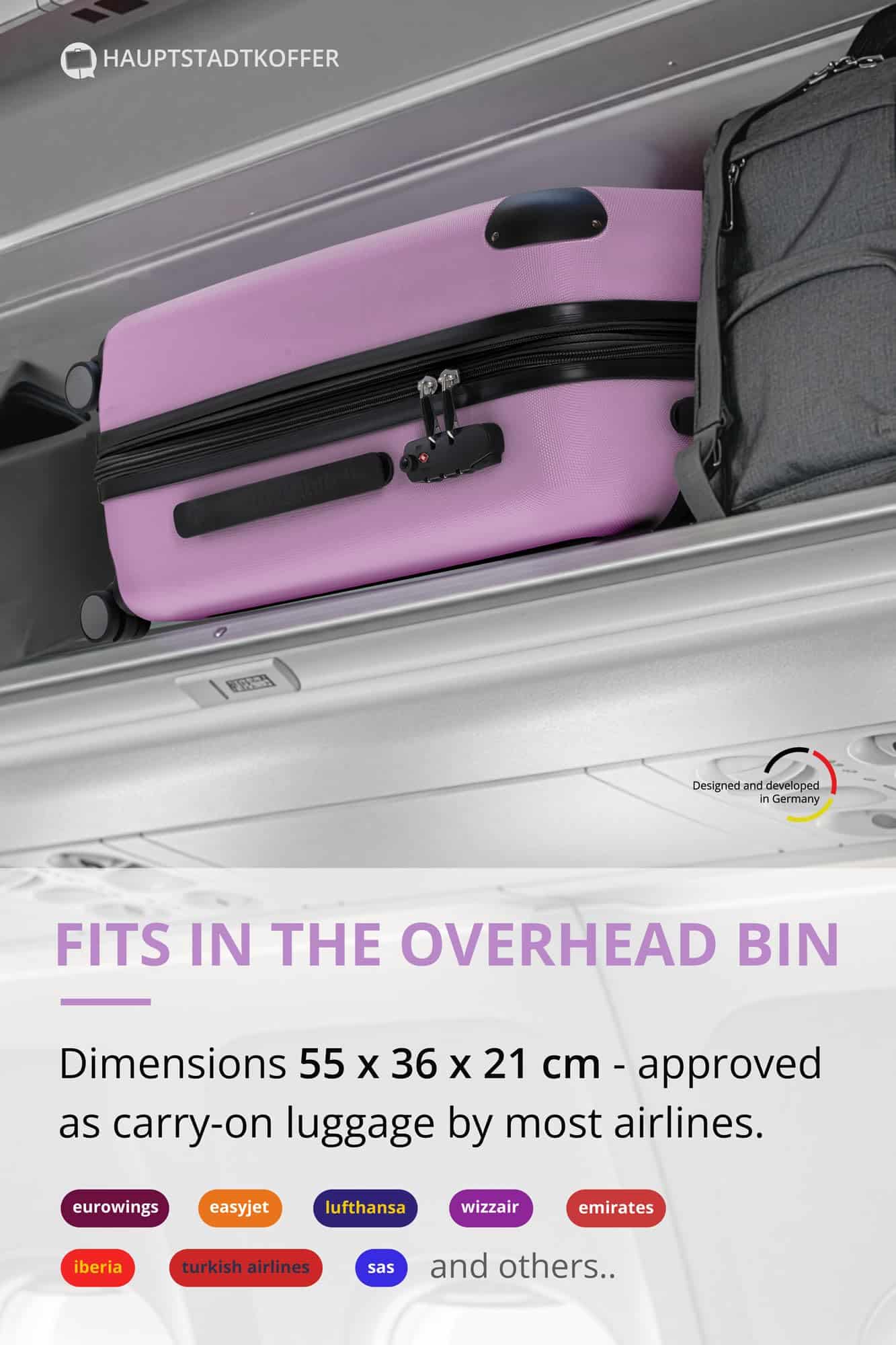 Valise cabine rigide Hauptstadtkoffer Spree 55 cm extensible 42 litres – Image 3