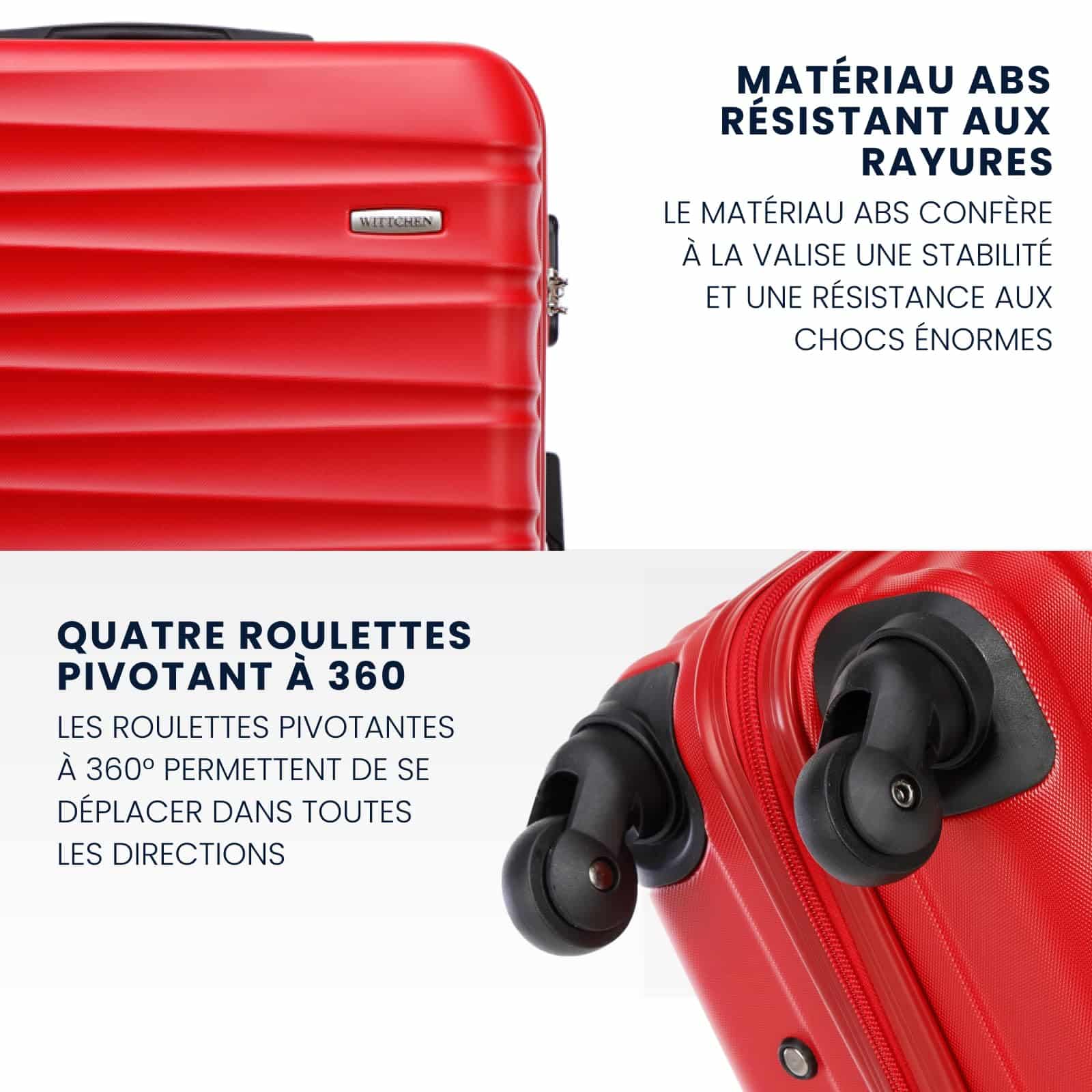 Grande valise rigide Wittchen Groove Line XL 96L à 4 roulettes – Image 4
