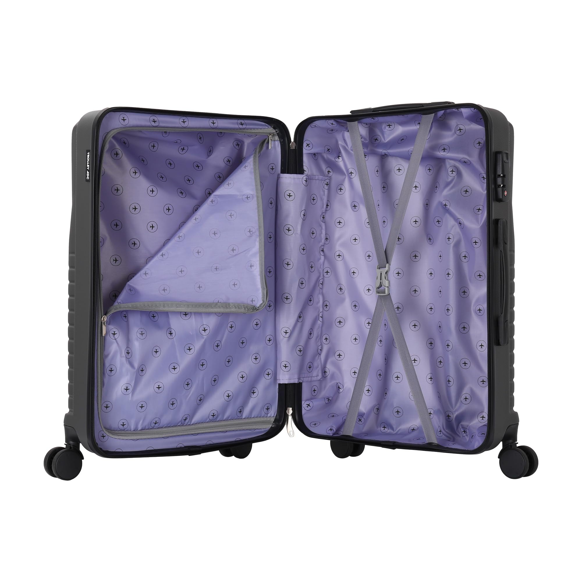 Valise cabine rigide Trolley ADC 55 cm légère 39 litres 4 roues – Image 5