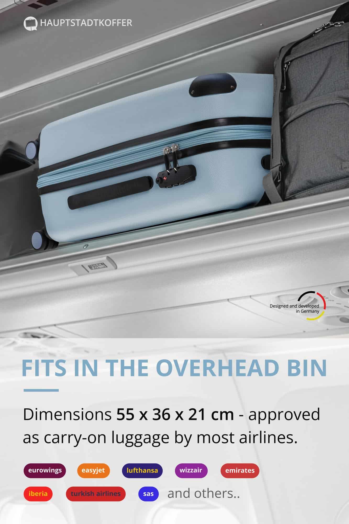 Valise cabine rigide Hauptstadtkoffer Spree 55 cm extensible 42 litres – Image 3