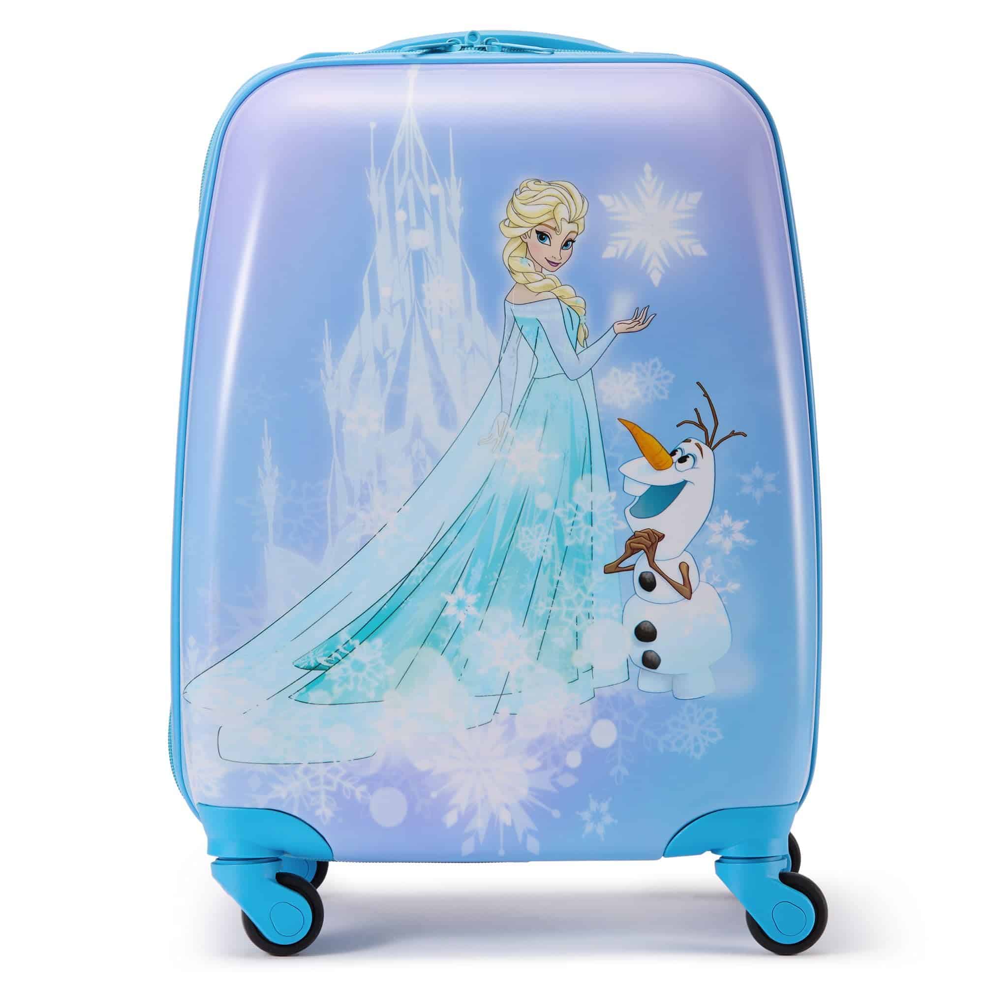Valise enfant rigide Disney La Reine des Neiges 48 cm à roulettes – Image 4