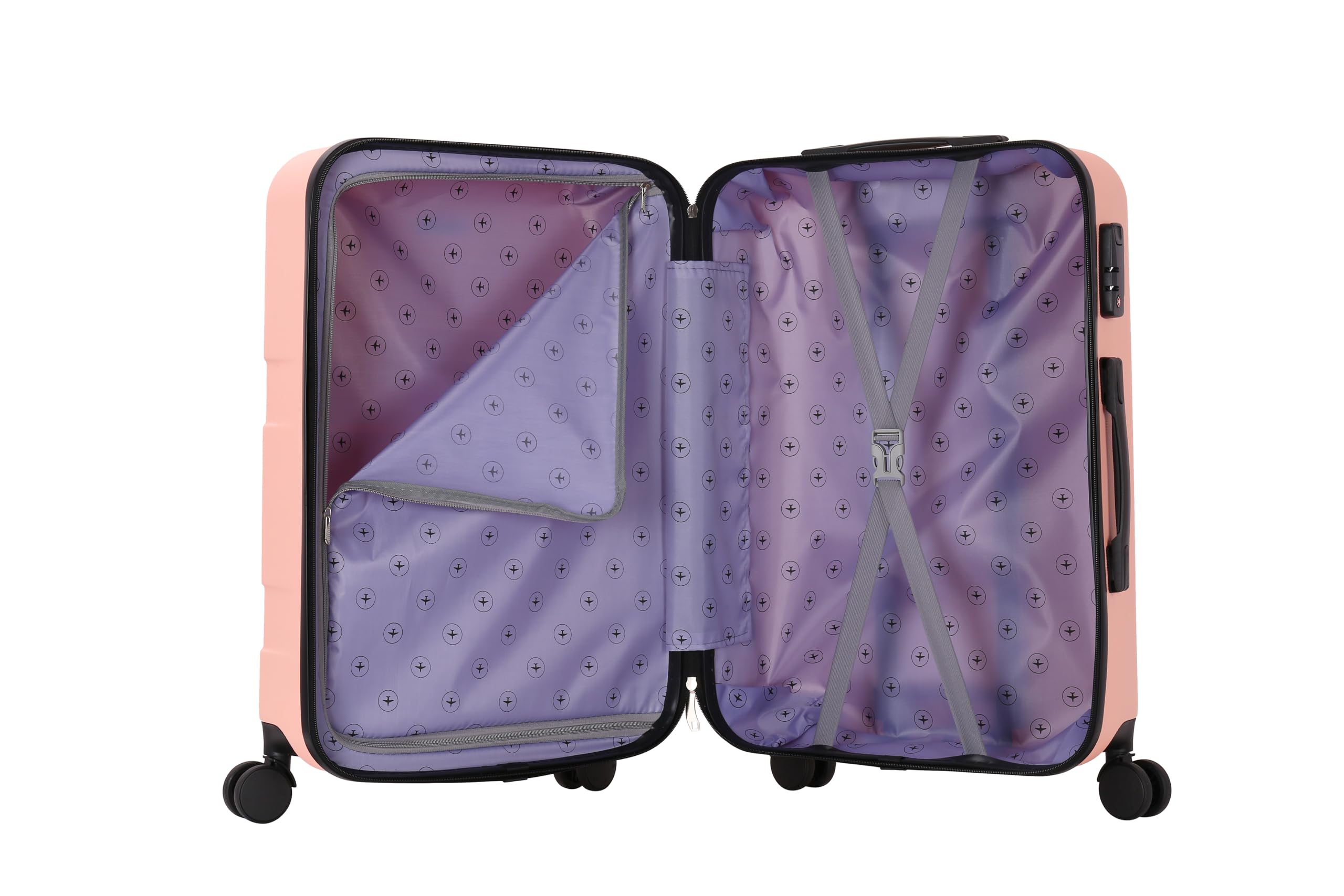 Valise cabine rigide Trolley ADC 55 cm Tropic Superfly rose saumon – Image 5