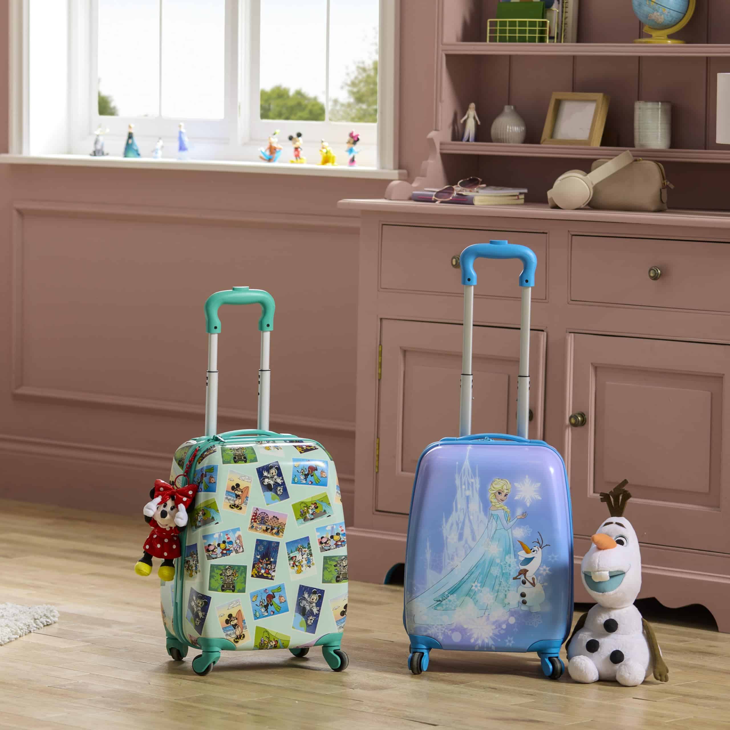 Valise enfant rigide Disney La Reine des Neiges 48 cm à roulettes – Image 3