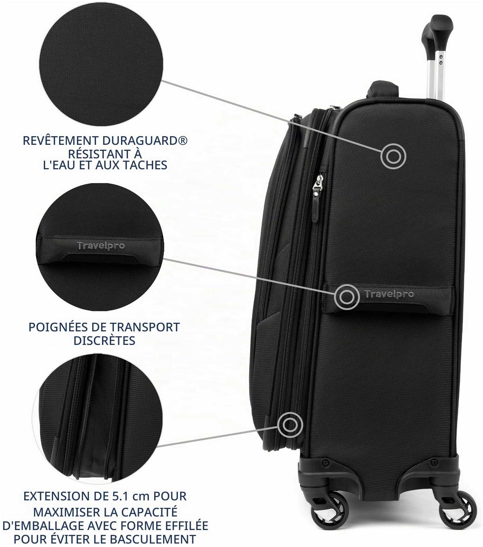 Set valise cabine et sac fourre-tout Travelpro Maxlite 5 extensible 4 roues – Image 5