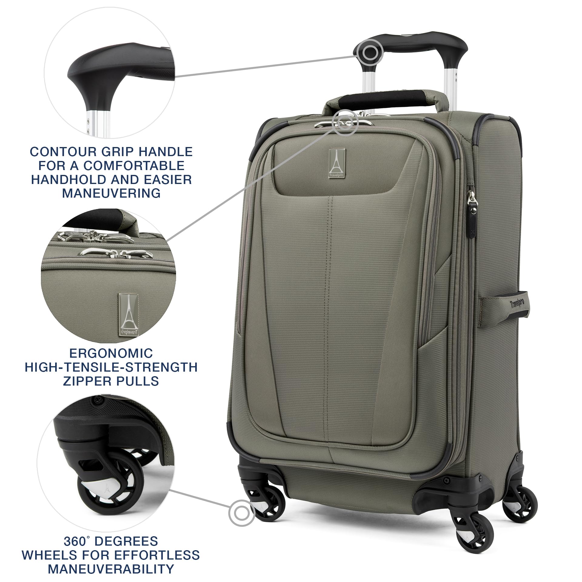 Valise cabine souple Travelpro Maxlite 5 extensible 53 cm 46 L – Image 3