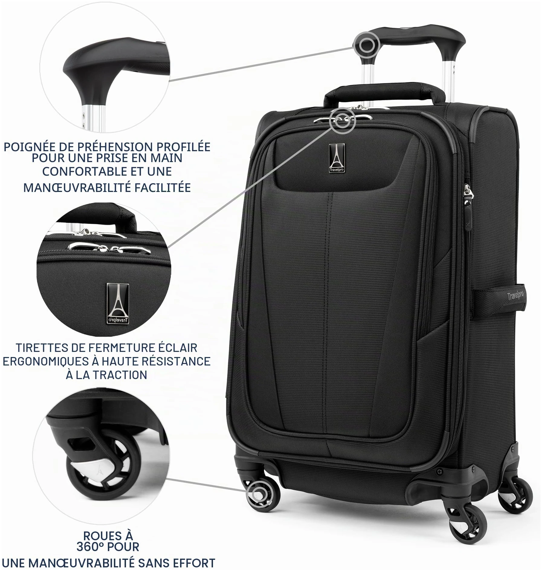 Set valise cabine et sac fourre-tout Travelpro Maxlite 5 extensible 4 roues – Image 4