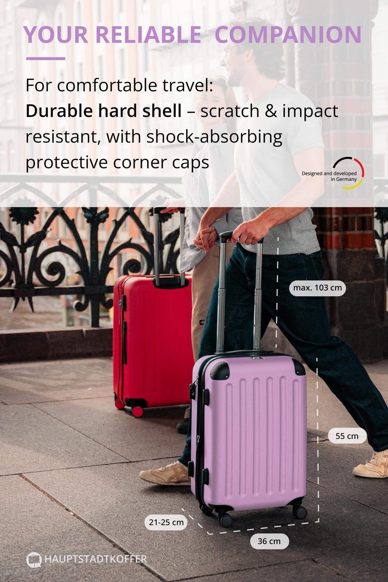Valise cabine rigide Hauptstadtkoffer Spree 55 cm extensible 42 litres – Image 4