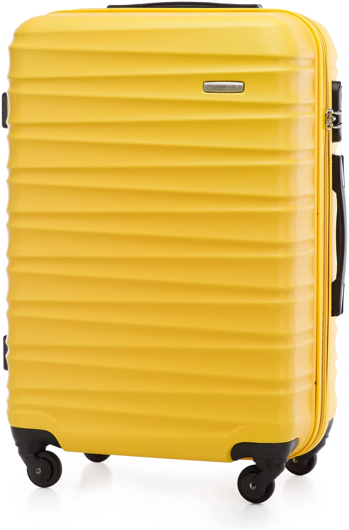 Valise moyenne rigide WITTCHEN 65 L jaune – Image 3