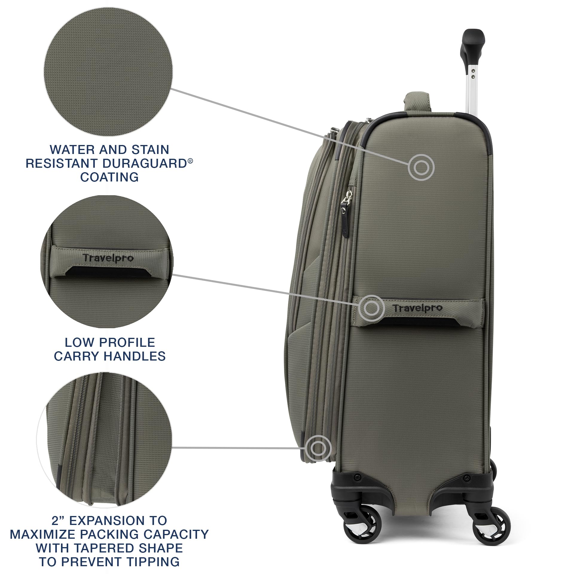 Valise cabine souple Travelpro Maxlite 5 extensible 53 cm 46 L – Image 4