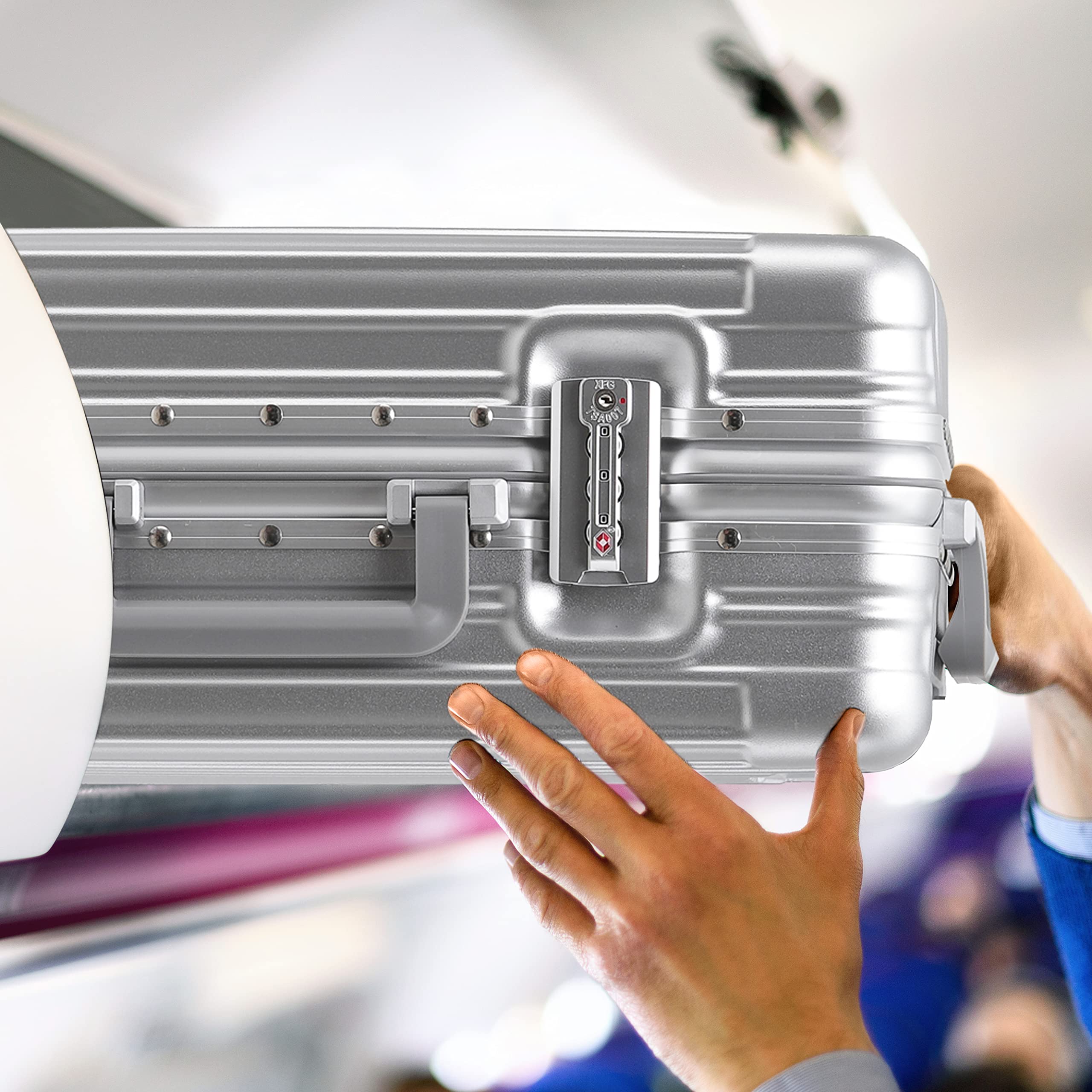 Valise cabine rigide Flight Knight 55L avec cadre aluminium et serrure TSA – Image 4
