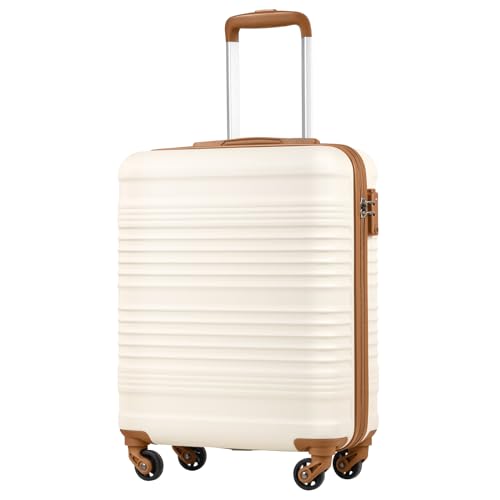 Valise cabine rigide Coolife 55x40x20 cm pour EasyJet avec serrure TSA