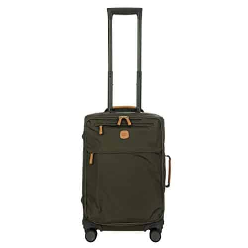 Valise cabine souple Bric's X-Travel olive à roulettes