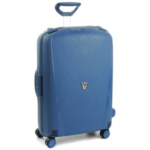 Grande valise rigide Roncato Light 75 cm 4 roues bleu avio
