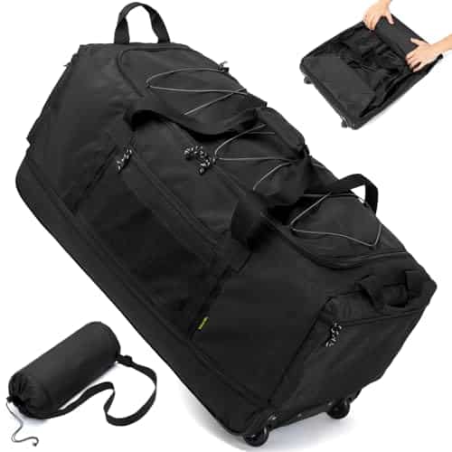 Sac de voyage à roulettes Laripwit XXL 130-170L pliable extensible