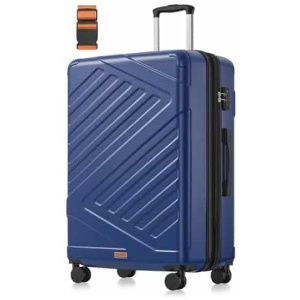 Valise grande taille SONGMICS 75 cm rigide ABS extensible serrure TSA