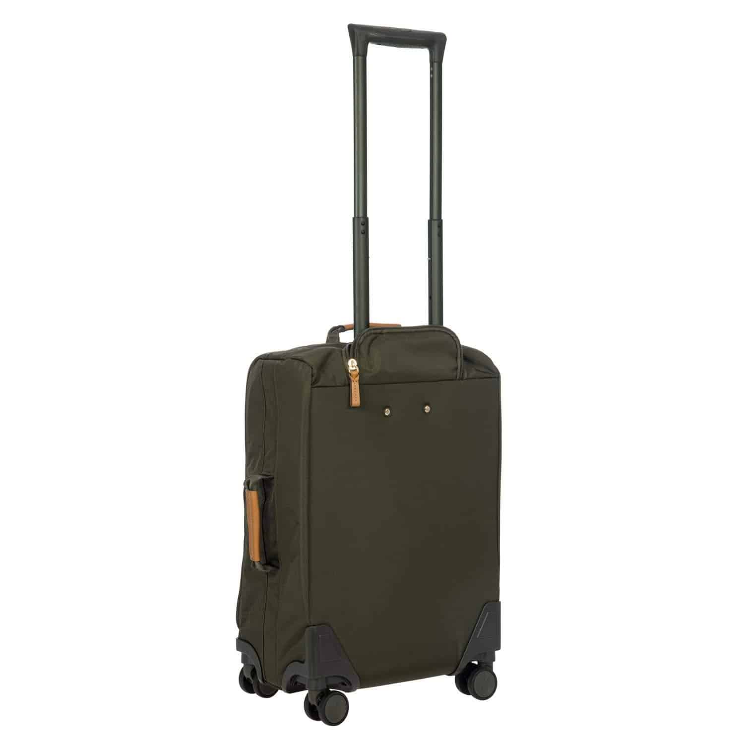 Valise cabine souple Bric's X-Travel olive à roulettes – Image 4
