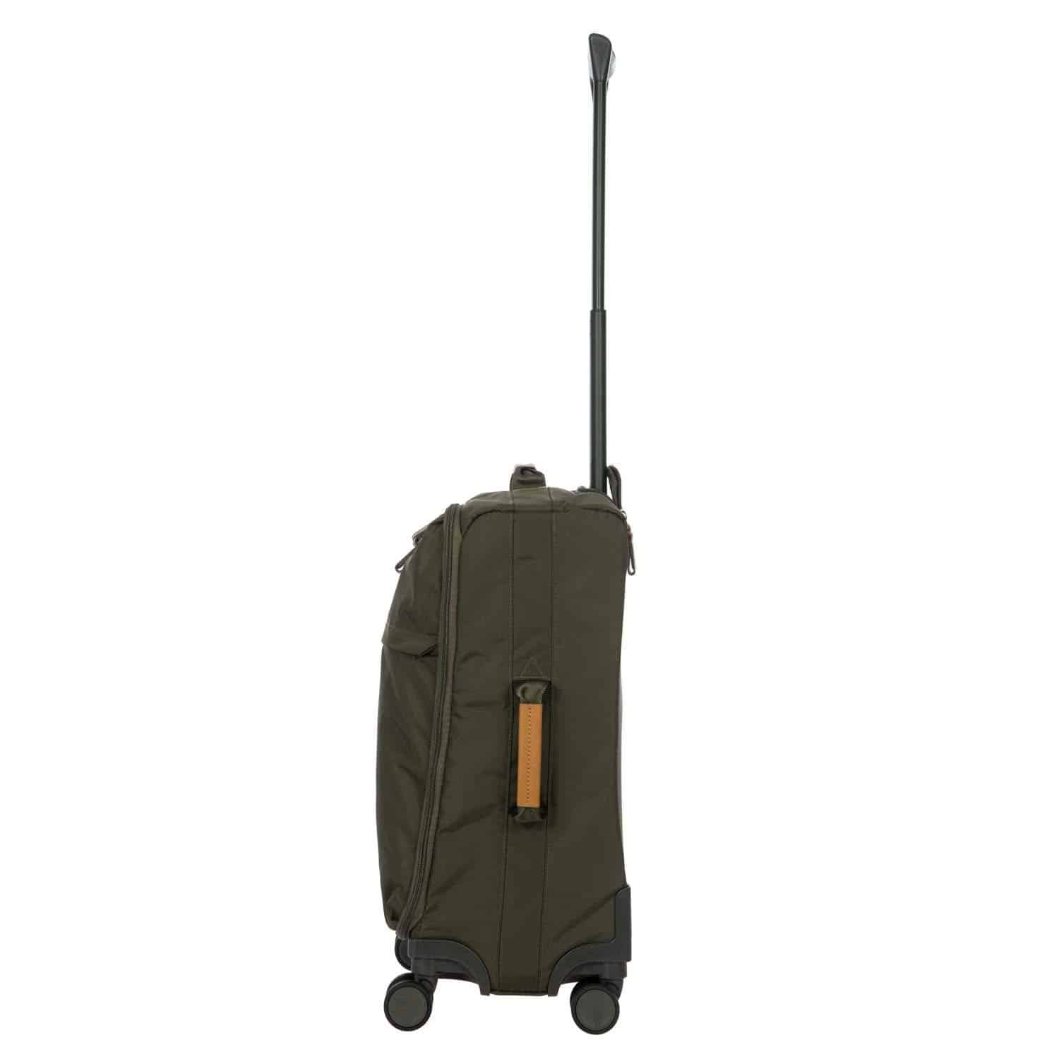 Valise cabine souple Bric's X-Travel olive à roulettes – Image 6