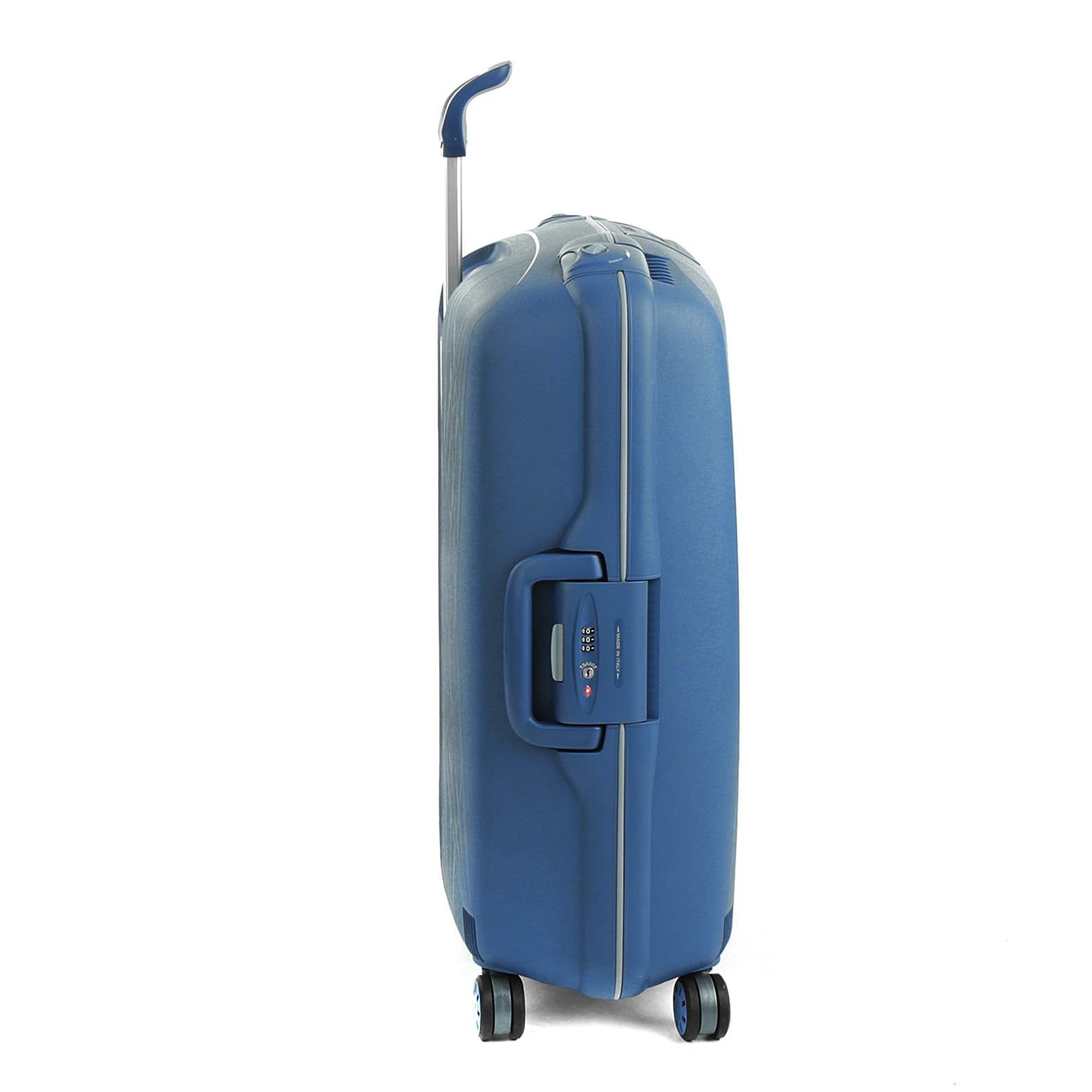 Grande valise rigide Roncato Light 75 cm 4 roues bleu avio – Image 4