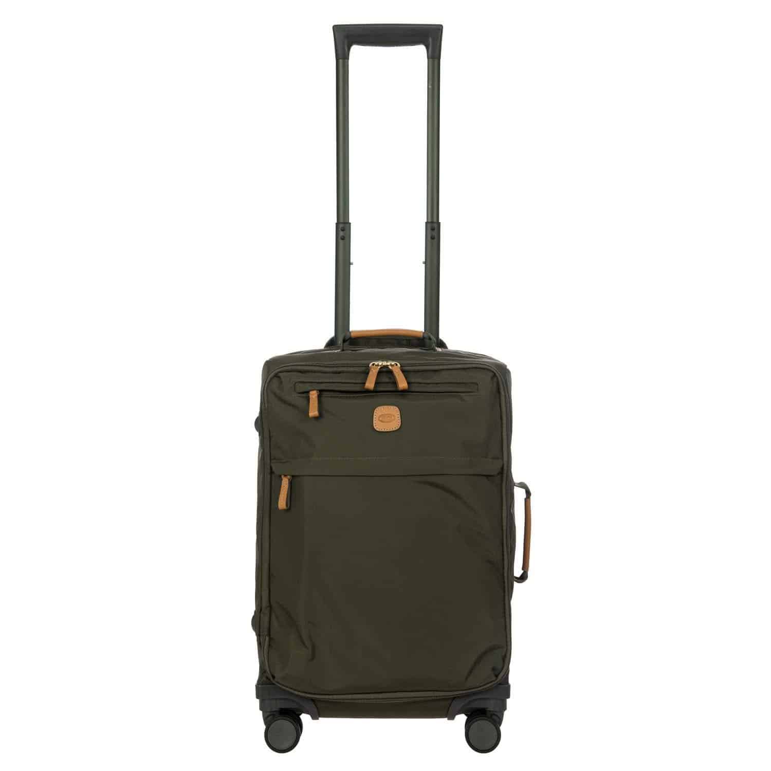 Valise cabine souple Bric's X-Travel olive à roulettes – Image 2