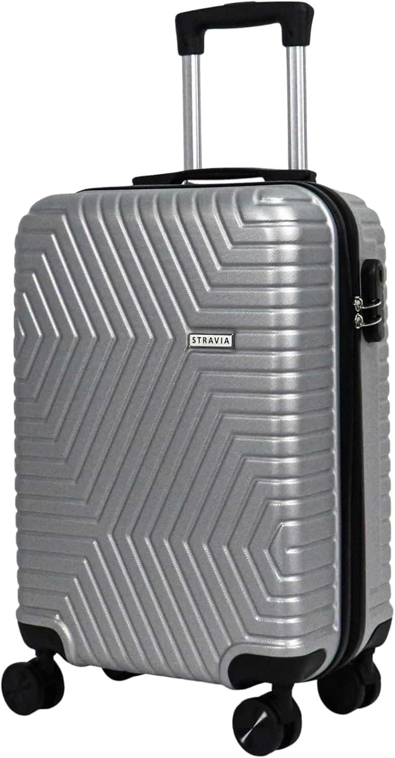 Valise cabine rigide Stravia Del 55 cm ABS légère 4 roues doubles – Image 2