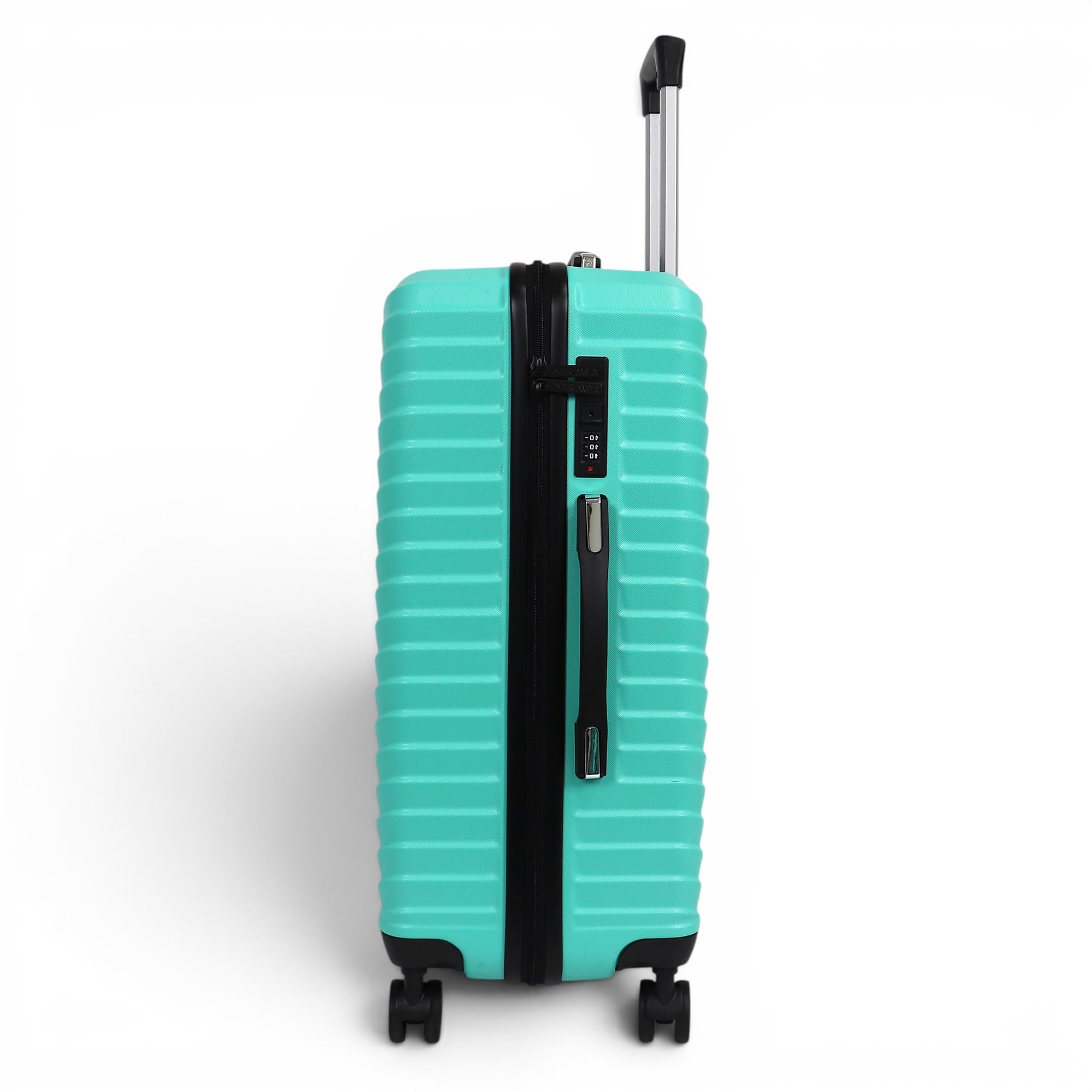 Valise moyenne rigide Stravia Vic 65 cm ABS légère 4 roues turquoise – Image 4